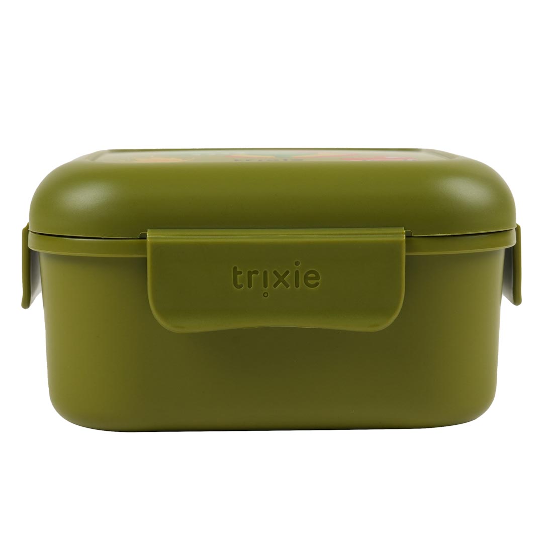 Snack box with clips - Fireman Mr. Dino